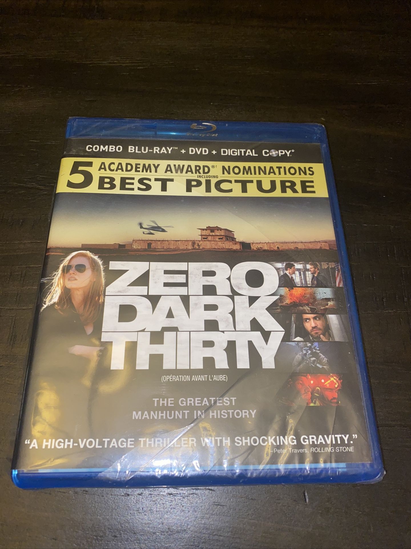 Zero Dark thirty, Bluray With All Features. New. Sealed ( Partially)