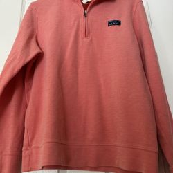 LL Bean Quarter Zip Pullover Medium Sweater 