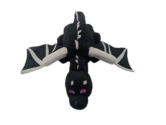 24" Mojang Jinx Minecraft Black Ender Dragon Plush Stuffed Animal 