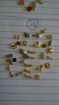 Orgami locket charms assorted