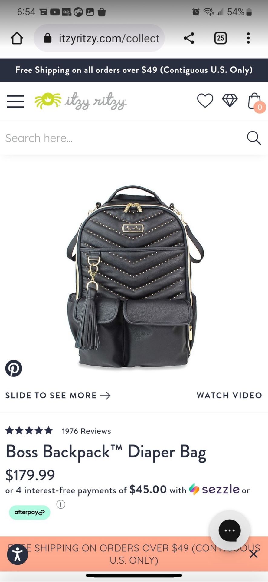 Itzy Ritzy Diaper Bag