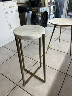 Small Marble/granite Side Table