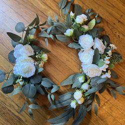 Set of 2, Faux Floral Arrangements