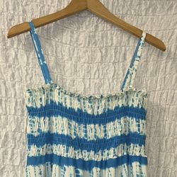 Venus: Tie Dye Pattern Tankini Top, Adjustable Straps, Size: XL