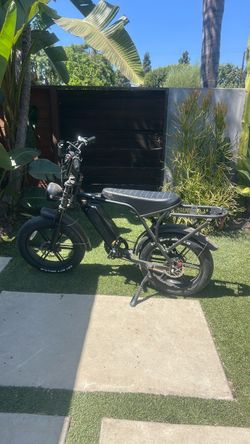 Black Fat Tire Electric Bike