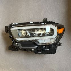 LH 2016-2023 Toyota Tacoma Limited TRD Chrome Full LED Headlight Assembly Left Side Headlamp