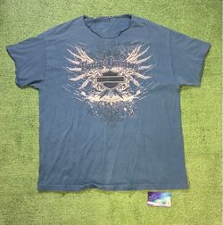 Harley Davidson blue Baltimore tee