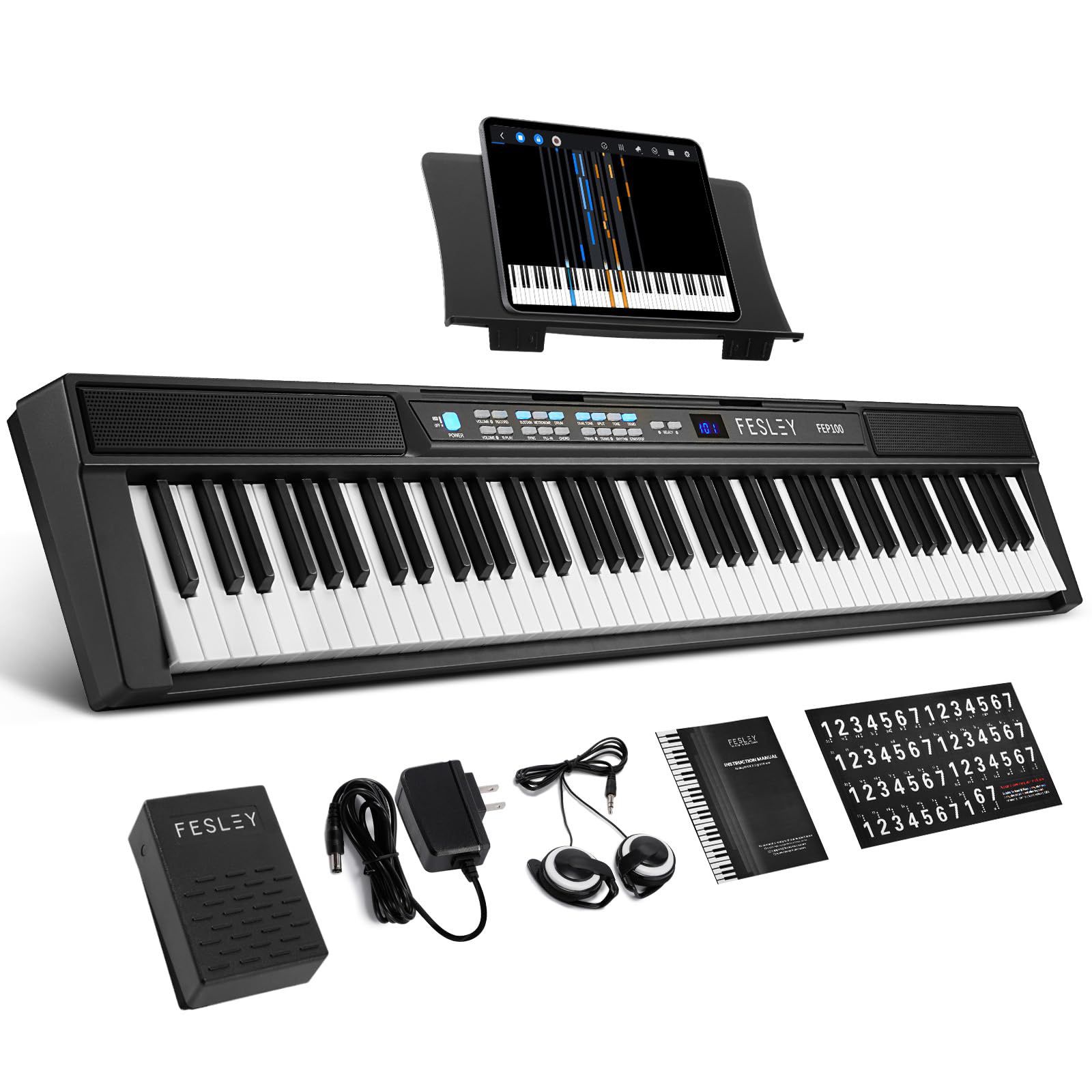 88 Keys, Full Size Electric Piano Keyboard