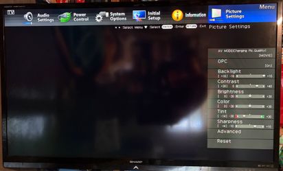 Sharp Aquos 60inch tv