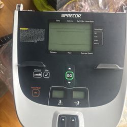Precor Treadmill Console