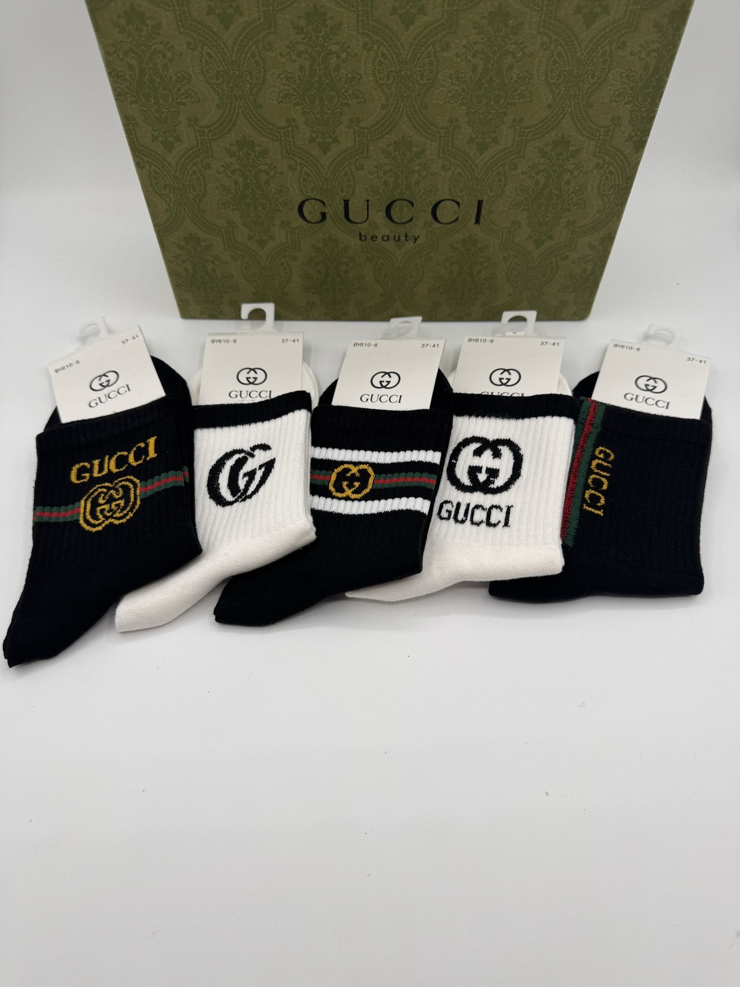 Fashion Gucci Socks | Women’s Size 6–10 | High Quality Cotton