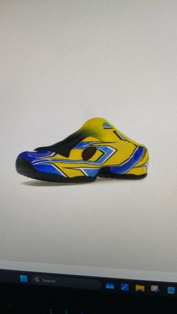Yellow Blue Supreme x Nike Clogposite sneakers US 8.