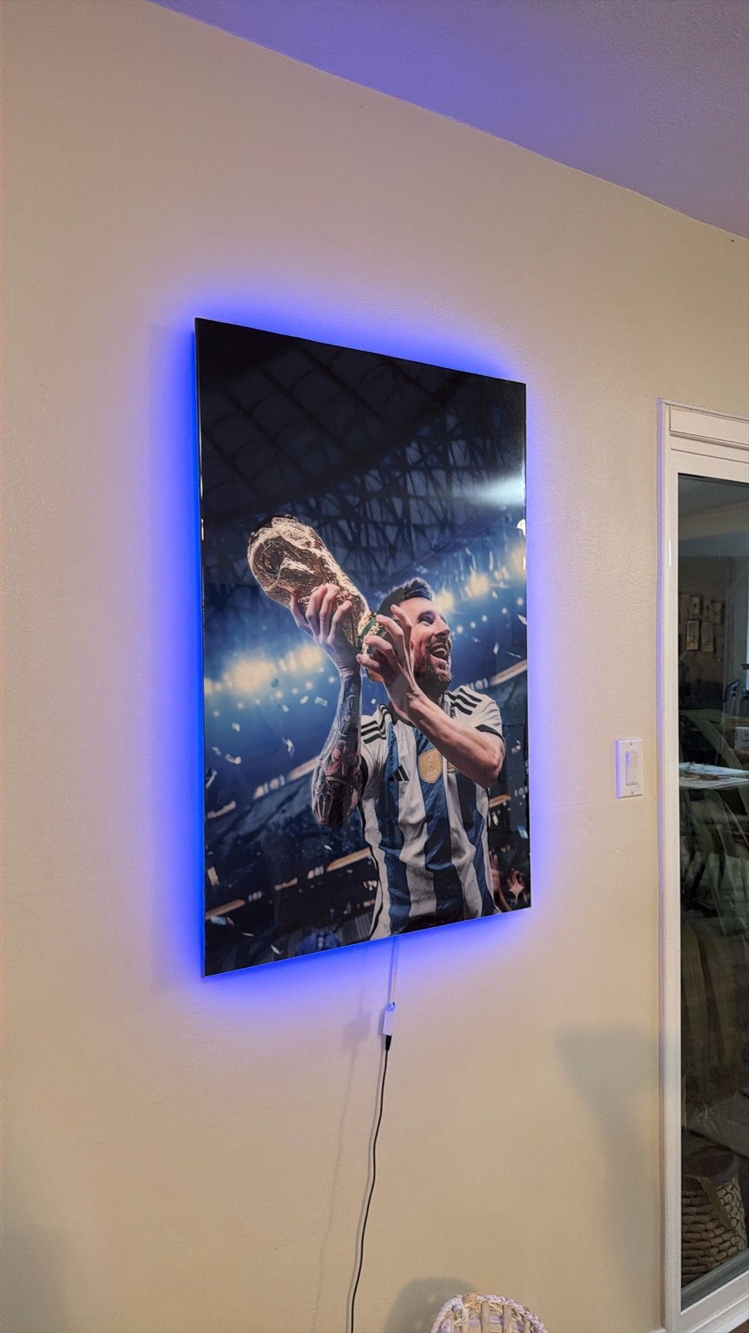 Wall frames with LED