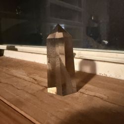 Smoky Quartz tower with inclusions