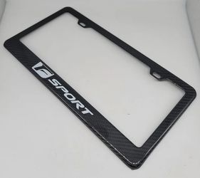BRAND NEW LEXUS F-SPORT 100% Real Carbon Fiber License Plate Frame Tag Cover Original 3K