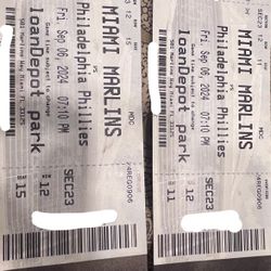 Miami Marlins Tickets TODAY!!