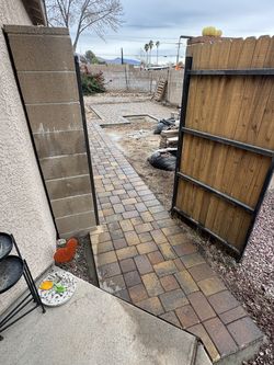 We do paver and synthetic turf construction work. Call us to schedule an appointment for an estimate.