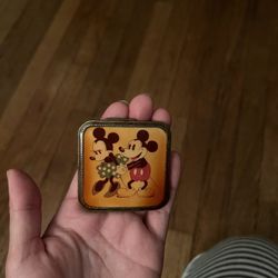 Vintage Mickey And Minnie Belt Buckle 