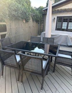Outdoor patio set
