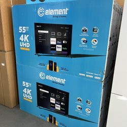 Element 55” Roku 4K UHD Smart Tv