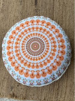 Round Boho Floor Cushion / Meditation Pillow ✨