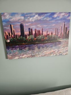 City Skyline Canvas Picture