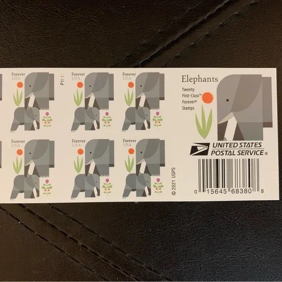 1000 Elephants Forever Stamps