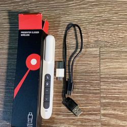 Presentation Clicker Wireless Presenter,2.4GHz Presenter Clicker PPT Clicker on Laptop Computer, Presentation Remote Clicker for Office Classroom
