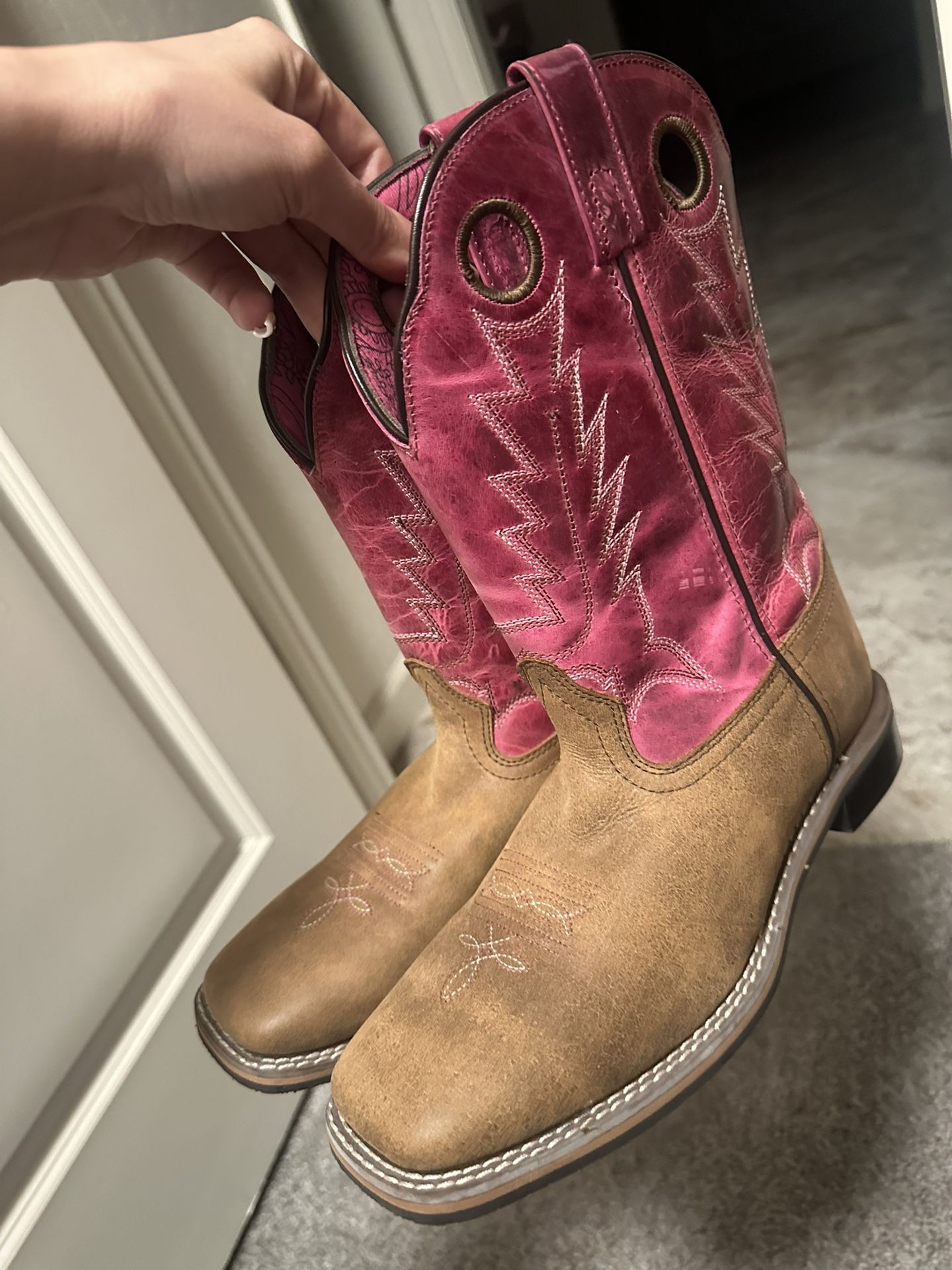 Pink Cowgirl Boots