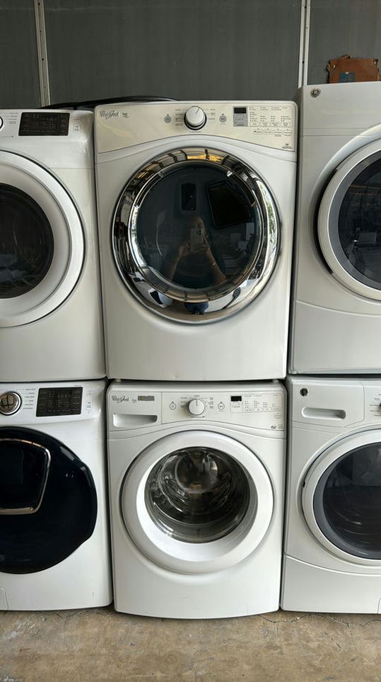 Whirlpool Front Load Set - Large Capacity Sensor Dry