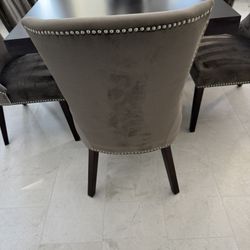 Gorgeous Velvet Dining Chairs $100 Each 