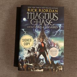 Signed Magnus Chase Book