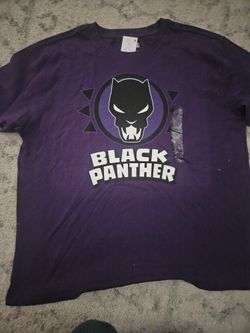 Mens XL Black Panther Shirt