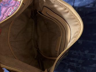 Tan MK  Handbag with Gold Zipper