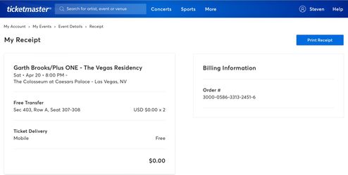 Garth Brooks Concert Tickets (April 20th!)