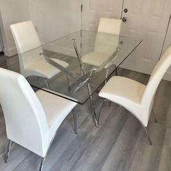 Silver Dining Table 