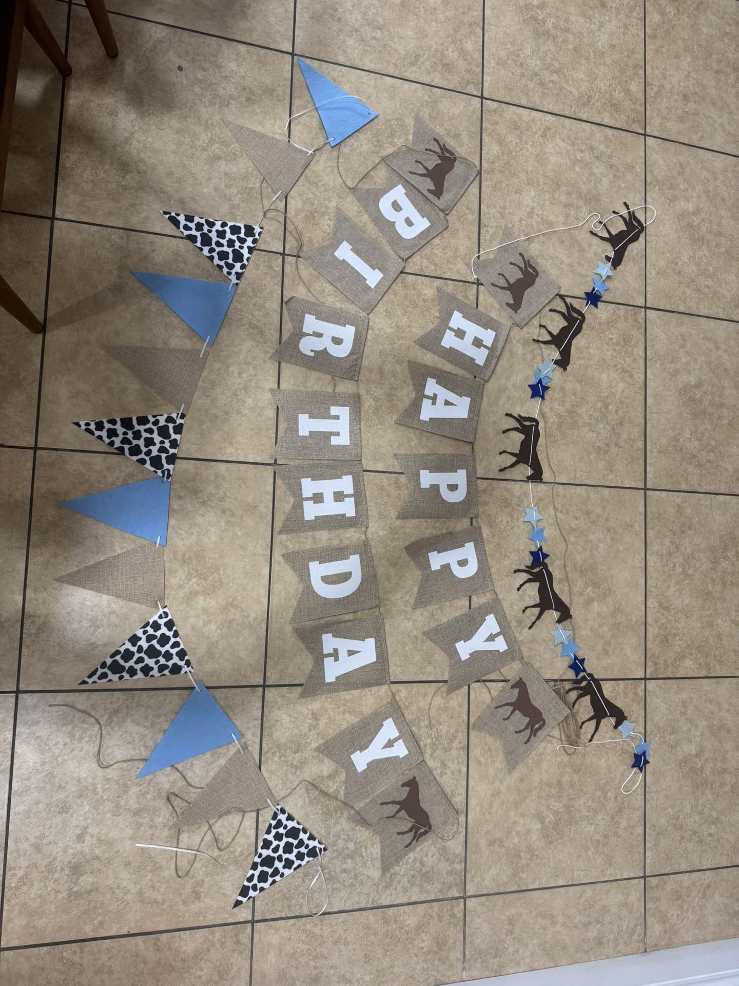 Horse Western Birthday Banners 