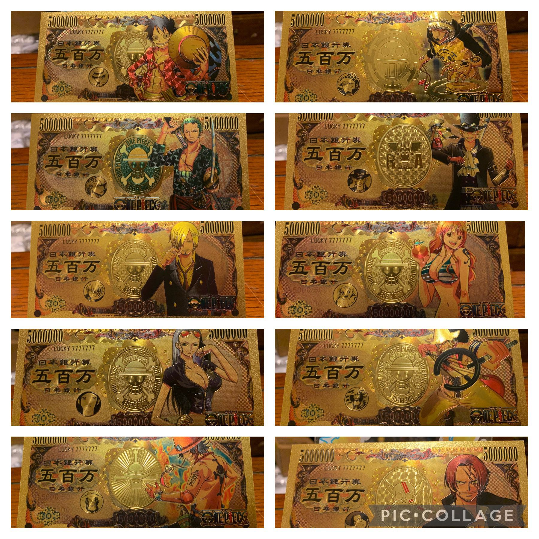 One Piece Gold Bill Bundle