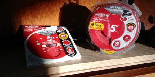 5" sanding pads