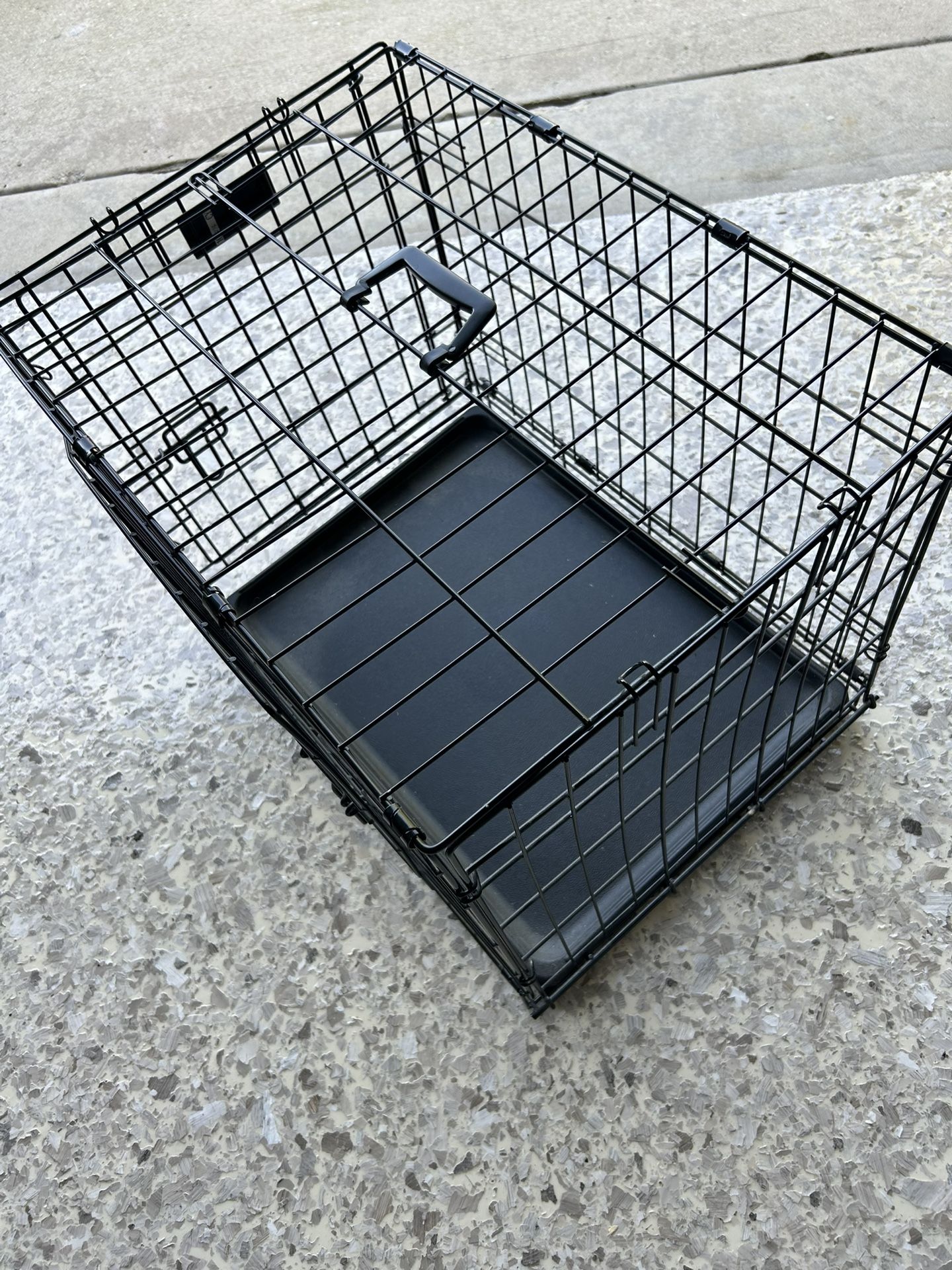 Folding Double Door Pet Crate