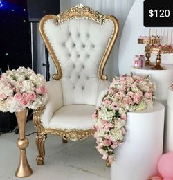 Queen Princess throne chair