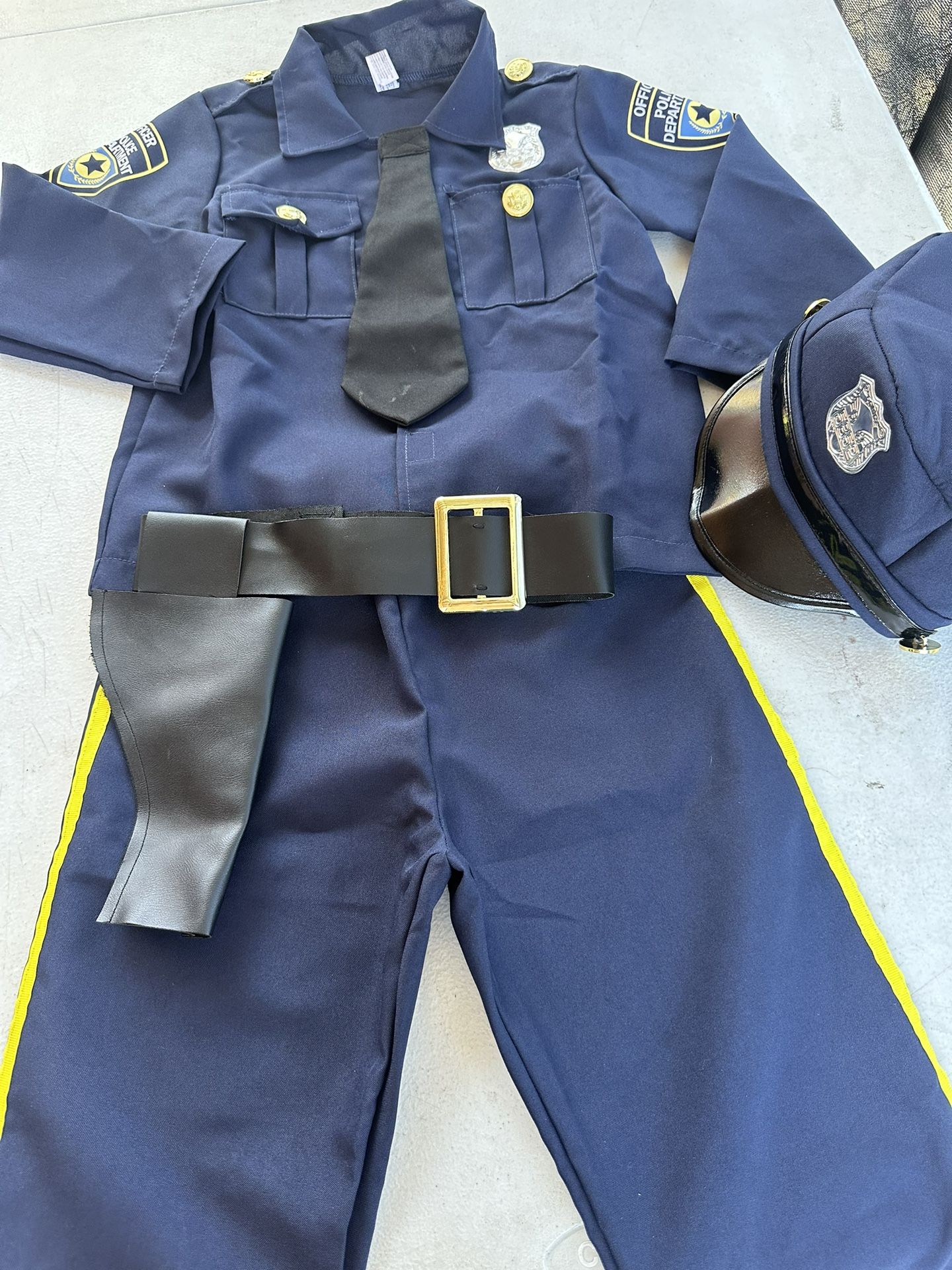 Kids Police Halloween Costume