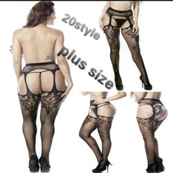 Plus Size Soft High Socks 