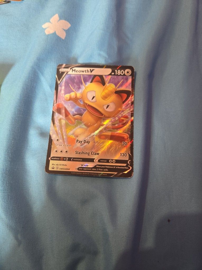 Pockemon Card Meowth V