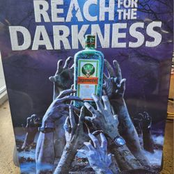 Jagermeister ""Reach For The Darkness" 18x24 TIN Sign!