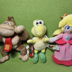 Super Mario Nintendo Plush Bundle 