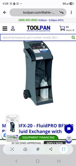 Mahle BFX-20 brake fluid exchange