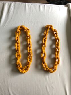 Crochet Gold Dookie Chain