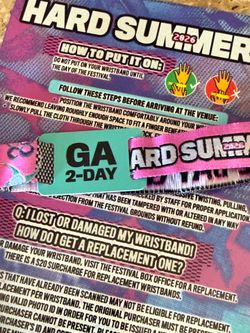 Hard Summer 2-day GA (obo)