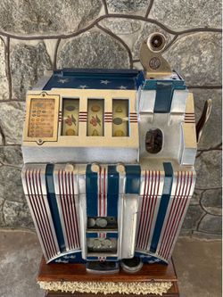 Vintage antique coin op Mills Skyscraper Slot Machine * Works
